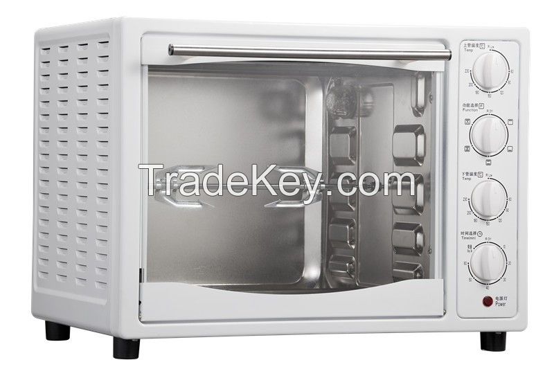1800W Mini convection electric bread baking oven with rotisserie set