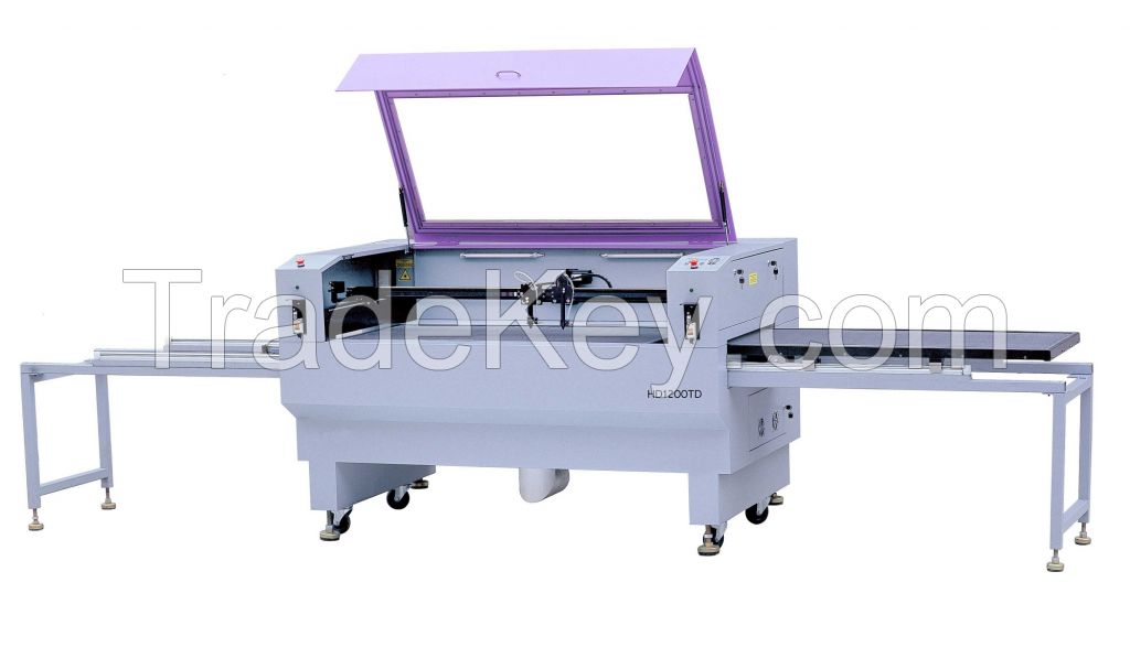 Double table Laser cutting machine with twin head HD1200TD