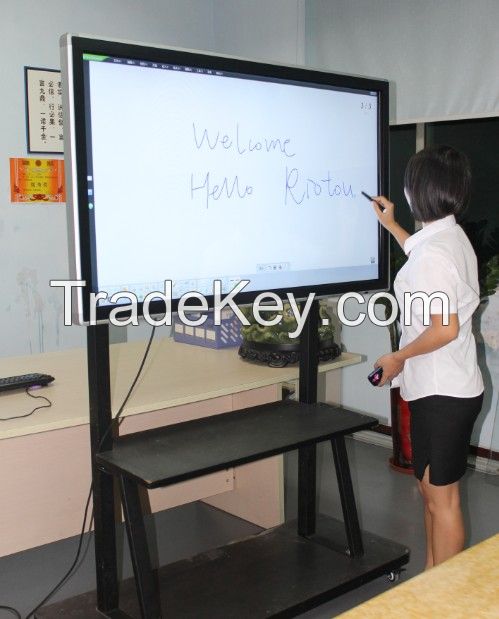 factory price all in one computer infrared touch screen monitor for education, lecture, business meeting