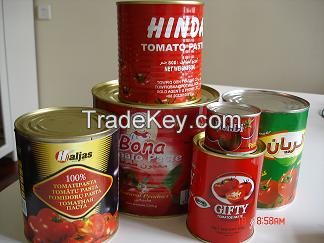 canned tomato paste with high quality