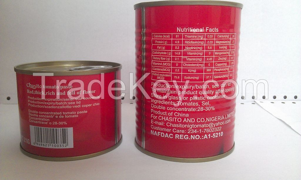 canned tomato paste with high quality