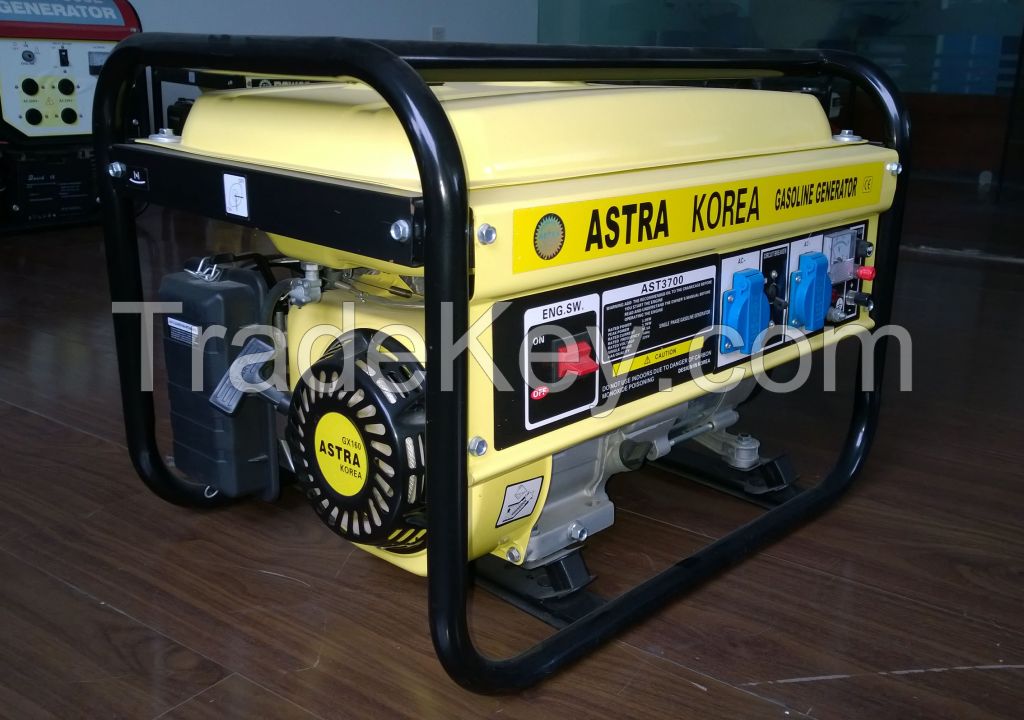 2.5KW astra korea 3700 copper alternator hand start united power generator