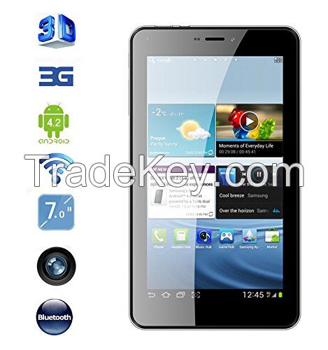 dual core 3g phone call support tablet pc