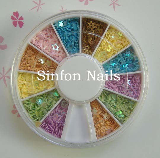 Nial art:Glitter shape