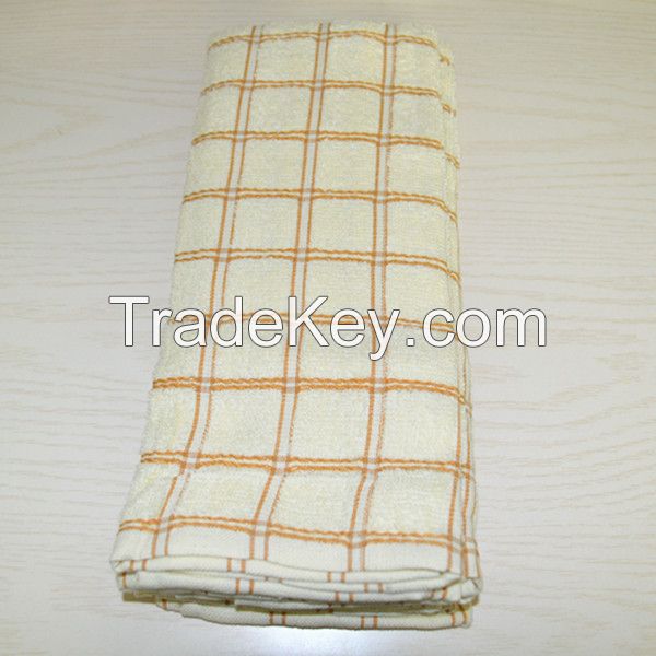 Woven Checkered Tea Towel Kitchen Towel 