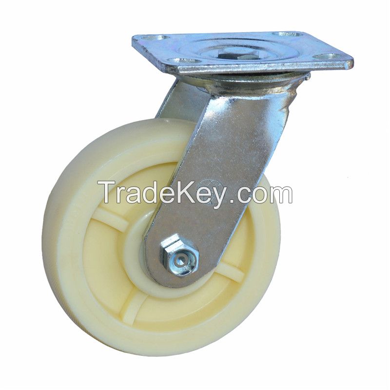 Industrial Nylon White Heavy Duty Caster wheel