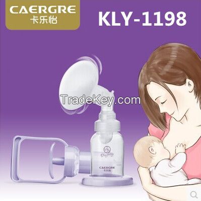 CAERGRE 1198 BPA free/FDA PP material/Easy to assemble/ Portable Manual Breast Pump