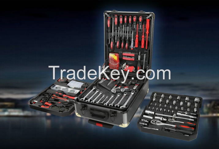 High Quality 186PCS Tool Set With Trolley Tool Case , Household Tools