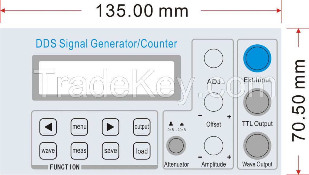SGP1000S series panel signal generator dds signal generator sweep fucntion