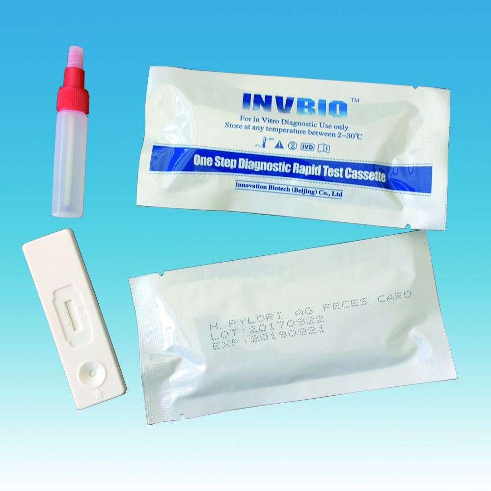 Medical IVD rapid diagnostic test kits H. Pylori Ab Whole blood Card