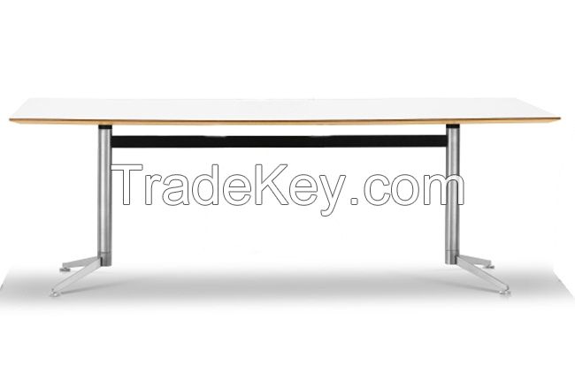 Melamine Conference Table, Offce Meeting Table, MDF Conference Table, 4 Star Base Table, MFC High Table