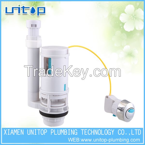 Sell flush valve adjustable height cable control valve dual flush for one piece two piece toilet