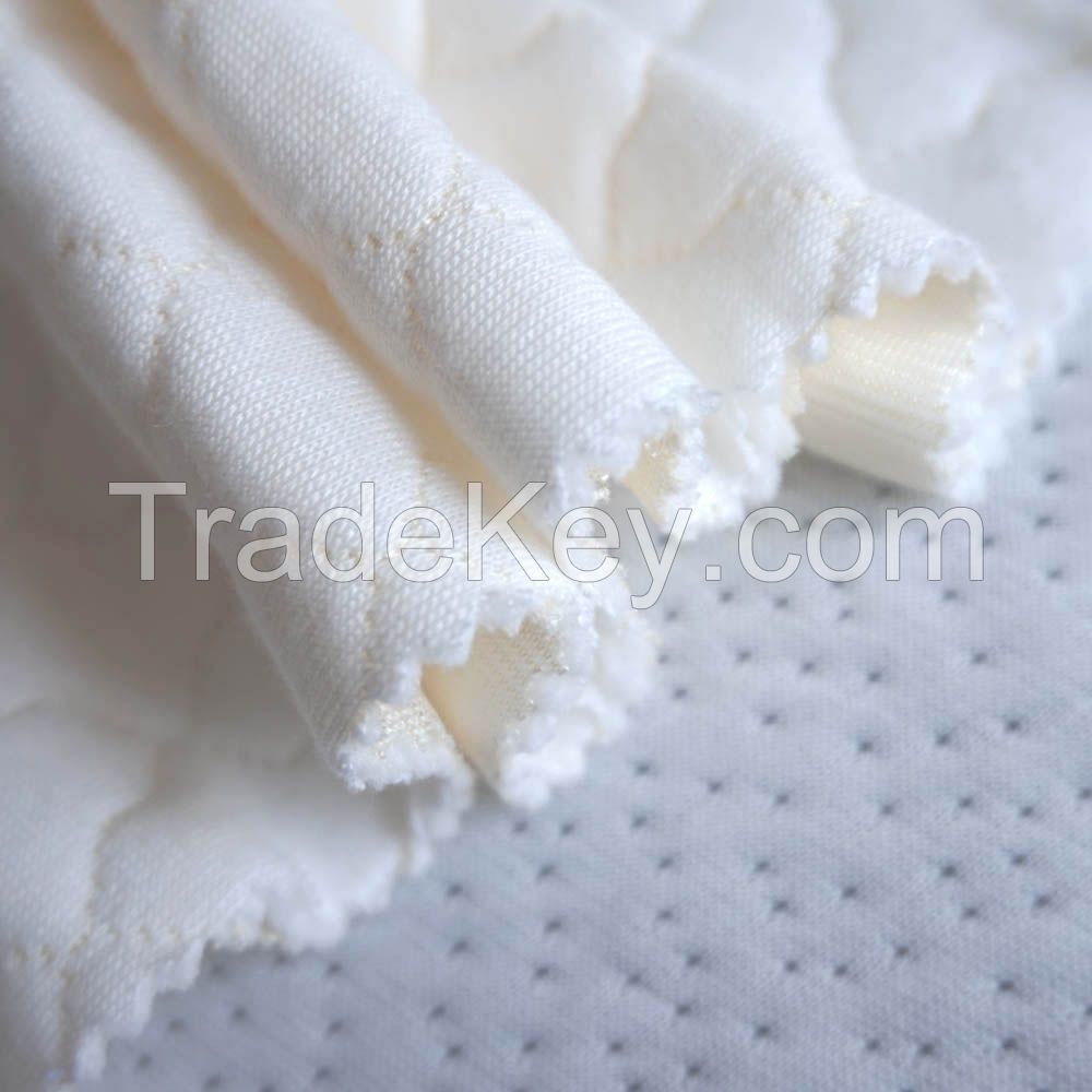 Top Quality Wholesale/Mix Order Fabric, 15h001, 100% Polyester Jacquard Scuba Knitting Fabrics for Memory Foam Mattress