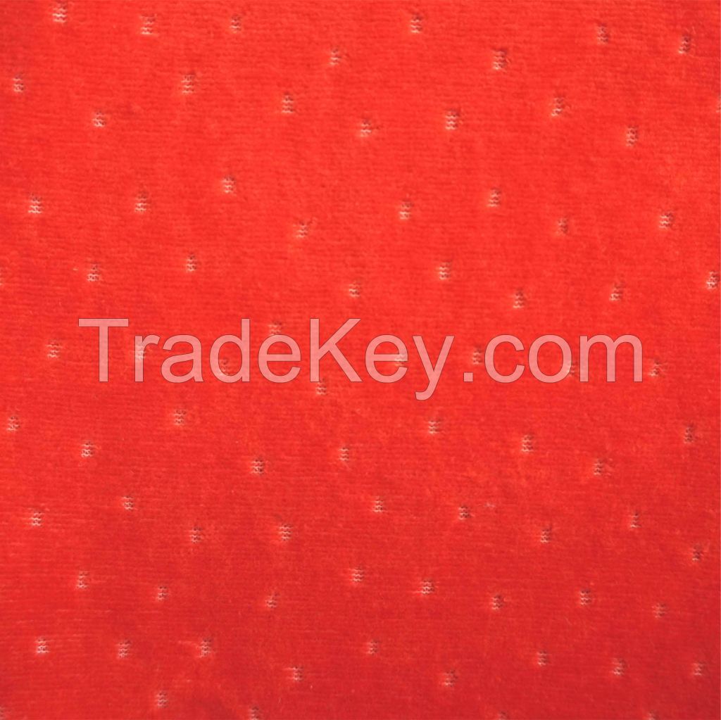 Best Quality Wholesale/Mix Order Fabric Solid Color Dobby Velvet for Home/Garment Textile(Multiple Color Options)