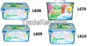 Square plastic food container , airtight, liquid tight . Skype: van.tr511