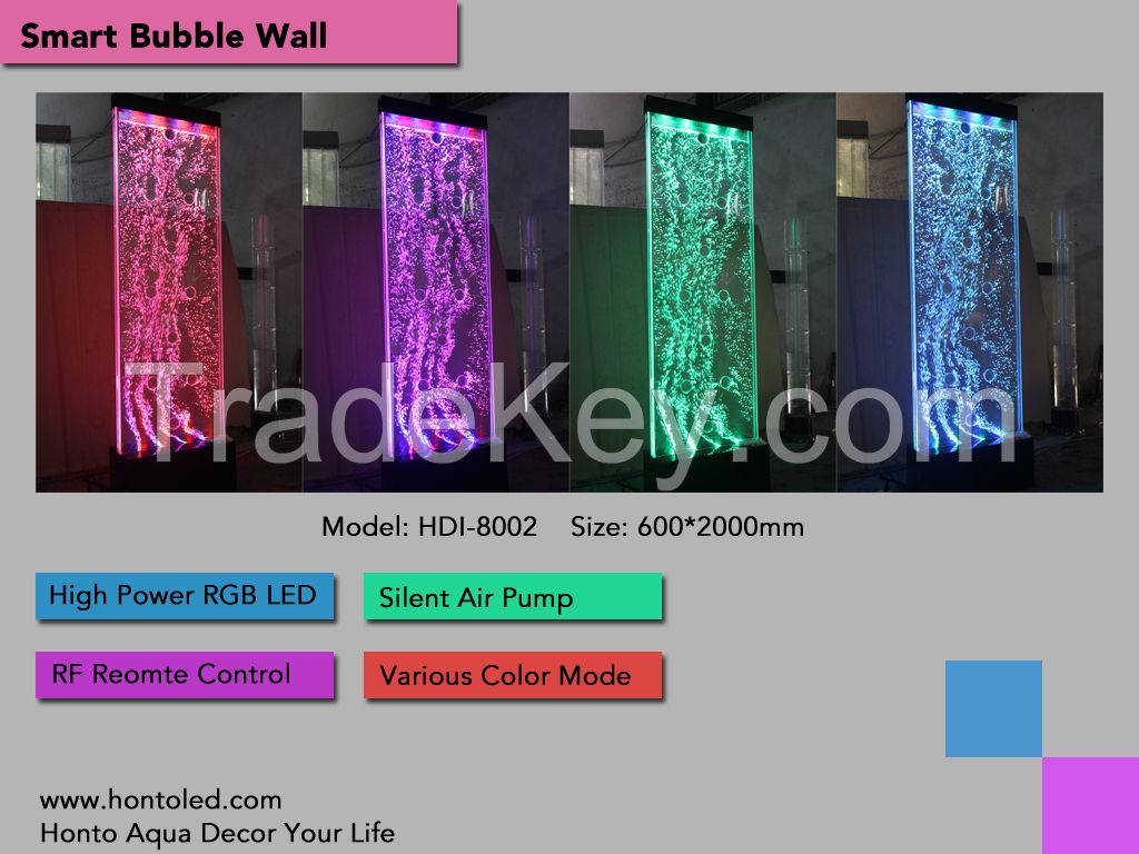 Led Indoor Bubble Wall Water Feature