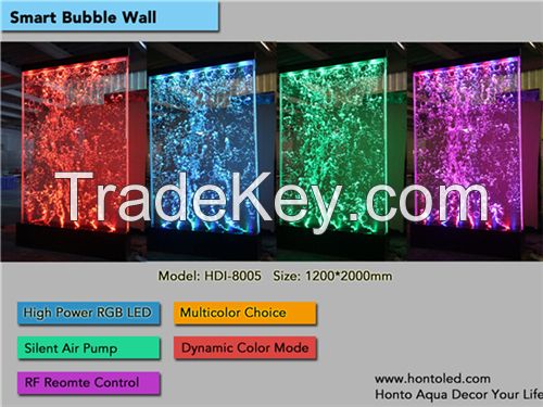 Large Led Indoor Bubble Wall Water Feature