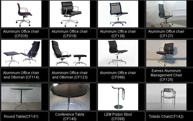 Eaems aluminum sofa pad management office chair table,Lem stool,Toledo
