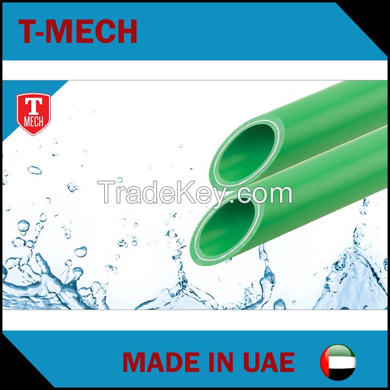 Uae factory price list ppr pipe and fitting small size green ppr pipes