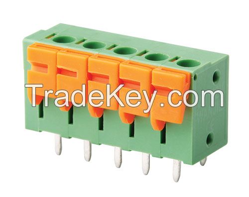 PCB Spring Terminal Block Connector (WJ142V-5.0/5.08/7.5/7.62mm)