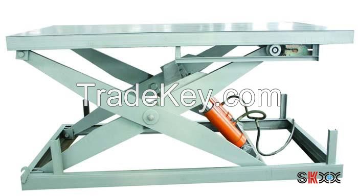 Car lift stationary scissor lifting machine