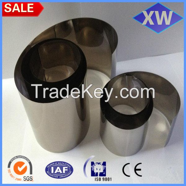 Titanium foil for industrial use