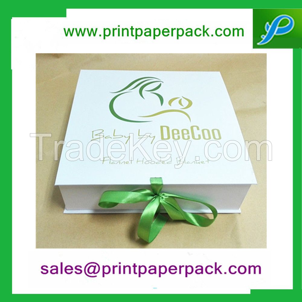 Customized Cardboard Ribbon Cosmetic Perfume Gift Box Packing Jewelry Box