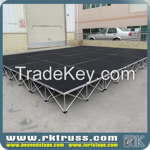 2015 Hot selling mobile stage! 3'x3', 4'x4' mobile stage rental