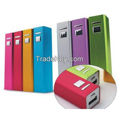 Cylinder Lipsticks 18650 Power Bank for Gift Portable Powerbank for IPHONE, SAMSUNG, LG, ZTE, HUAWEI