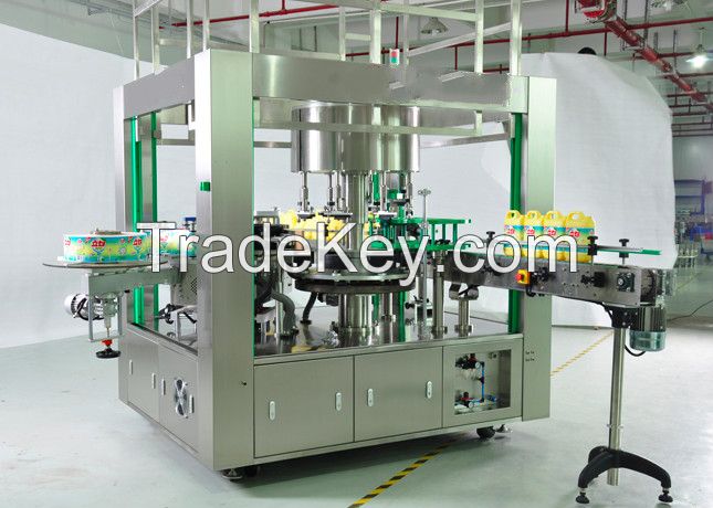 rotary roll fed plants,battery roll fed label sysstem,labeling machine