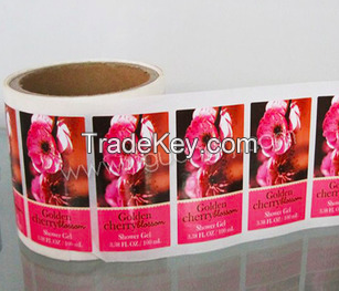 Wholesale custom self adhesive stickers paper self adhesive logo sample product label