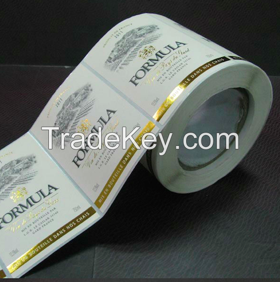 Cheap Adhesive Packaging Product Labels , Custom Packaging Sticker and Label