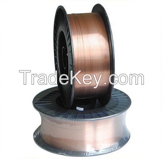 Manufacturer! CO2 MIG Welding Wire AWS 5.18 ER70S-6 0.8mm 1.0 mm 1.2mm Copper Coated Wire