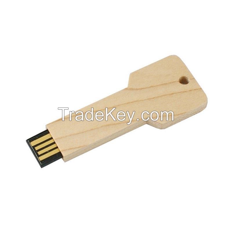 Mini Wooden Key USB Flash Drive