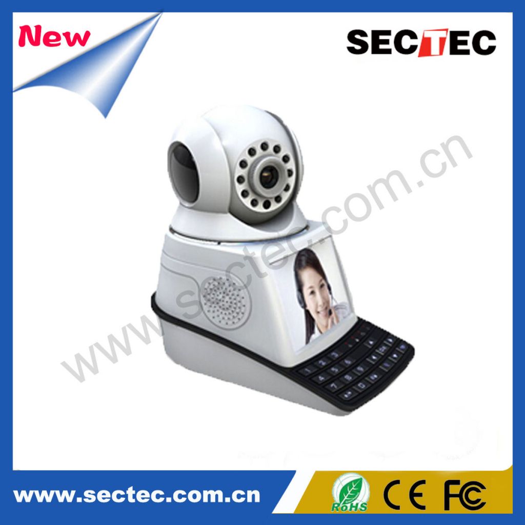 SecTec ST-HIP287 HD Wifi Network Video Phone Camera Motion detection 1PCS IR LEDS  HD Lens Wireless Alarm Functions
