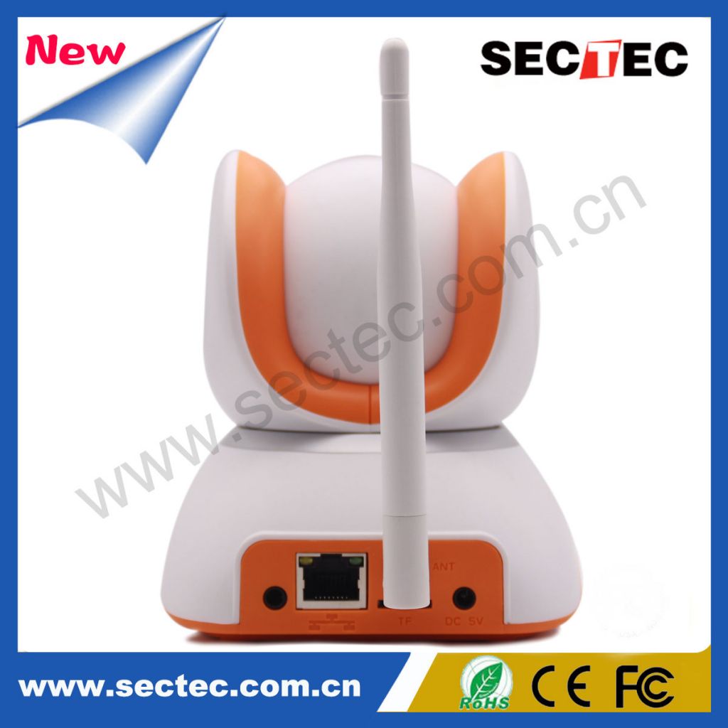 SecTec ST-HIP298 HD Wifi IP Camera 720P Hi3518E Chipset Built in IR CUT (Color: Blue Green Orange)