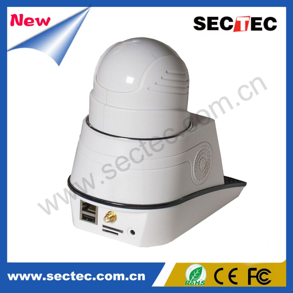 SecTec ST-HIP295  HD Wifi Network Video Phone Camera 1PCS IR LEDS  HD Lens Wireless Alarm Functions