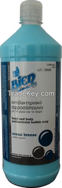 Antibacterial Hand and Body Bubble Soap 1100ml