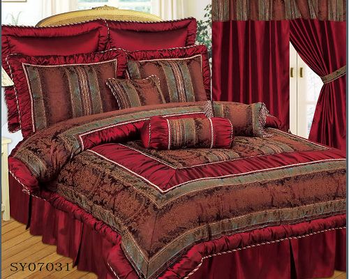 Luxury Taffeta comforter set SY07031