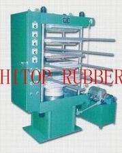 Rubber tile press machine