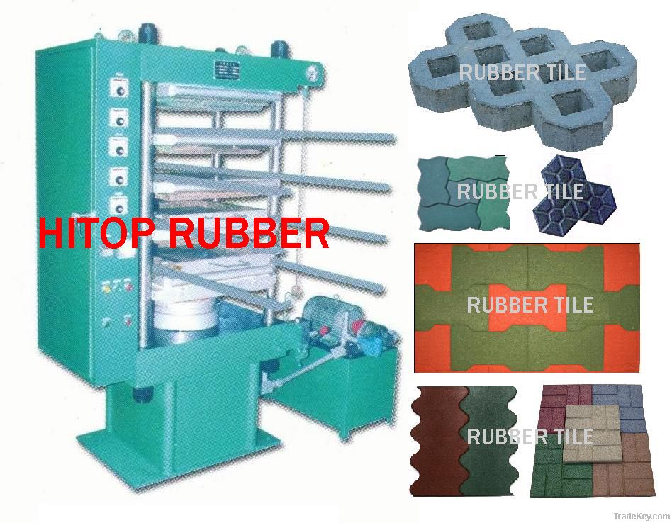 rubber tile machine