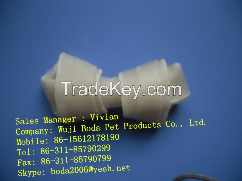 Natural Rawhide Knotted Bone