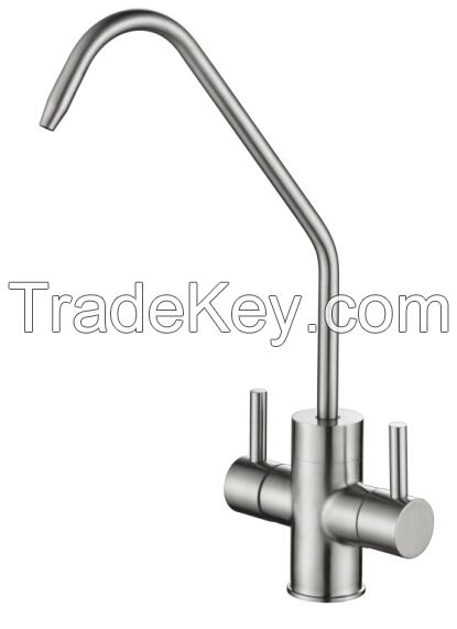 purify tap for filtration system and clean water-doulbe handles