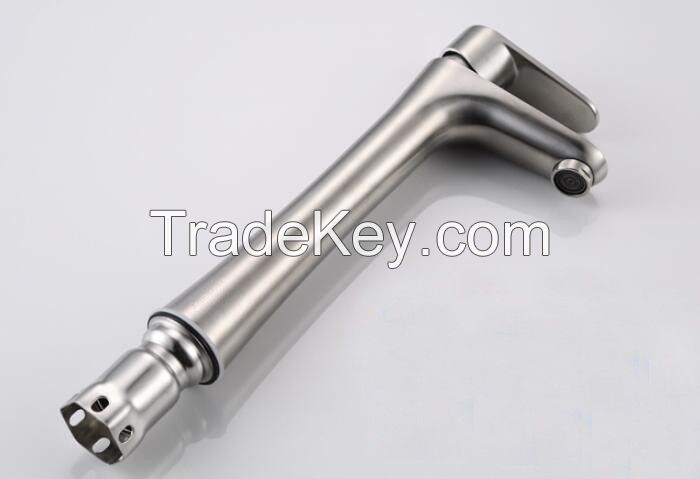 SUS304 stainless steel faucet -brush - basin faucet china manufacturer