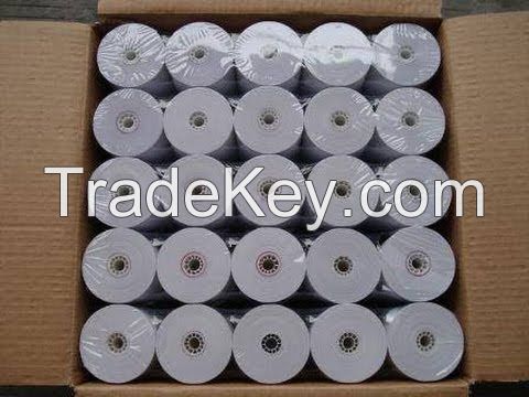 blank cash register thermal paper roll