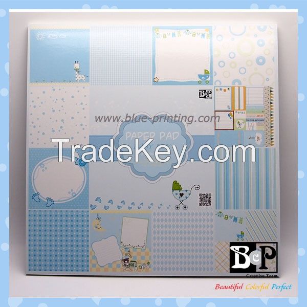 Handmade printing paper pad for decoration		