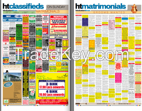 Adlock Advertisement Hindustan Times Classified Ads Service