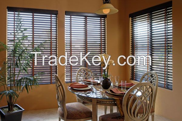 basswood blinds, wooden blinds, PVC blinds, Aluminum blinds