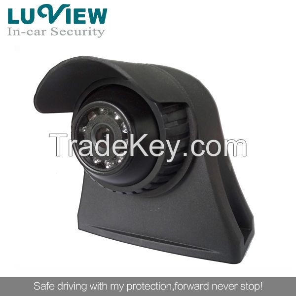 2015 luview nigt vision side view waterproof camera for vehicles