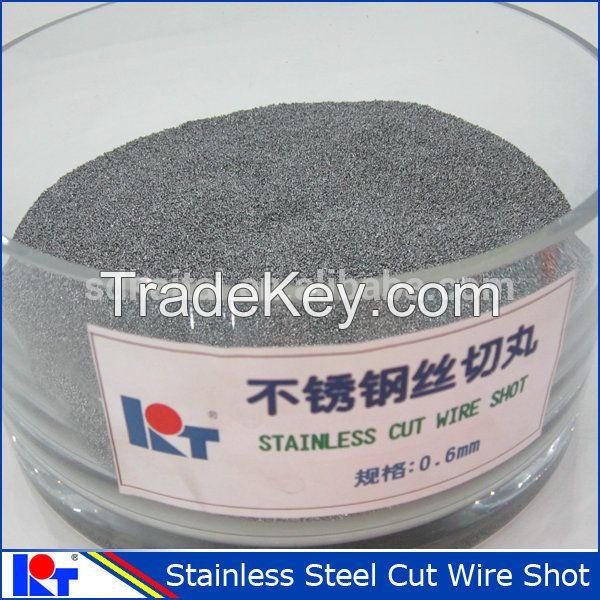 metal abrasive stainless steel cut wire shot for sand blasting 